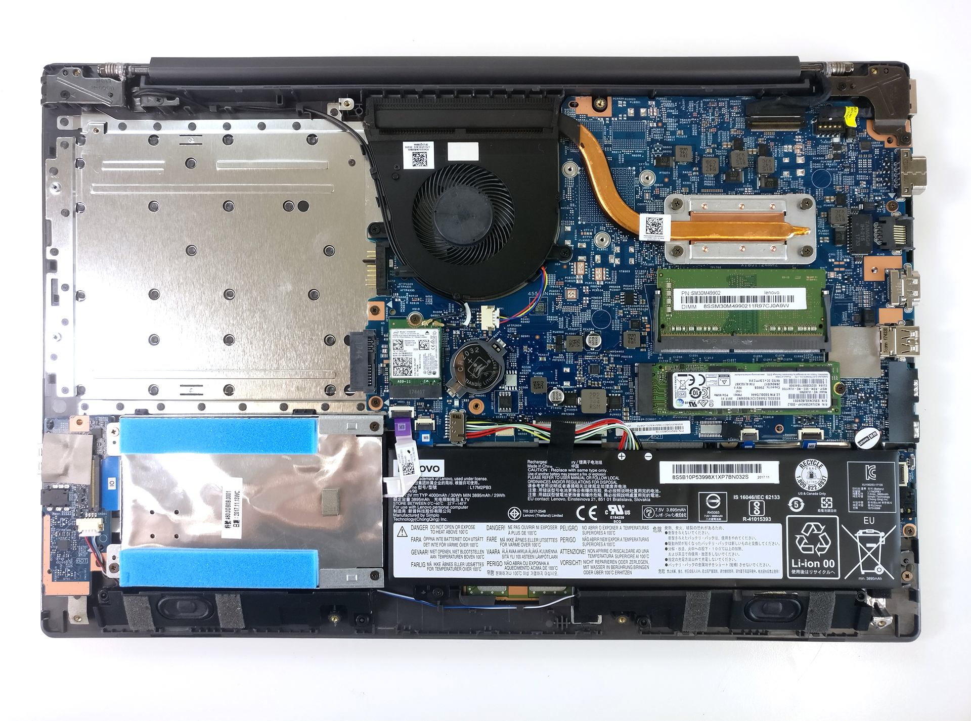 How to replace and fix lenovo V330-15 V330-15ikb V130 -15 LED 450.0DB07.0011 450.0DB07.0002 LCD Cable (Lenovo V330-15)